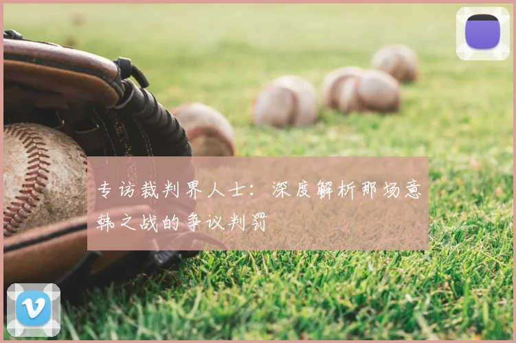 专访裁判界人士:深度解析那场意韩之战的争议判罚